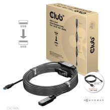 CABLE USB3.2 REPEATER 15M / M / F CAC-1406 CLUB3D