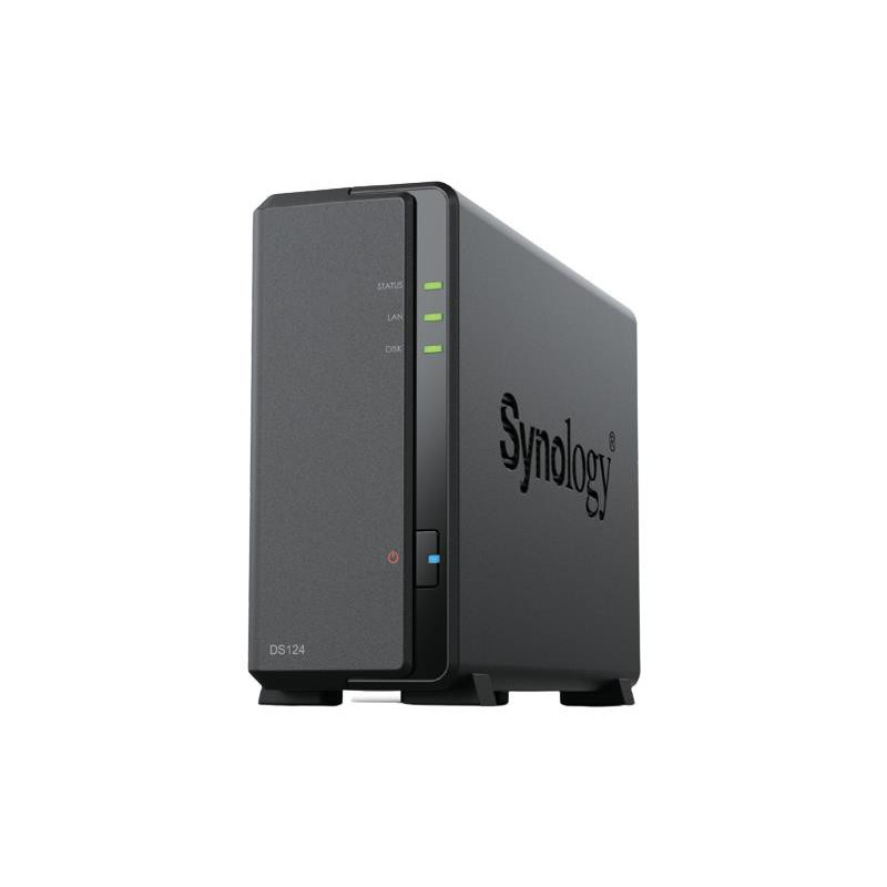NAS SAUGOJIMO BOKŠTAS 1 LAIKAS / BE HDD DS124 SYNOLOGY
