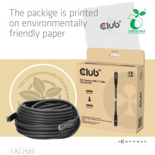 CABLE USB-C 15M / M / M CAC-2580 CLUB3D