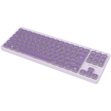 CANYON klaviatūra OnType 10 žemo profilio EN laidinė violetinė
