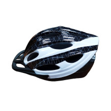 BICYCLE HELMET BLACK-WHITE...