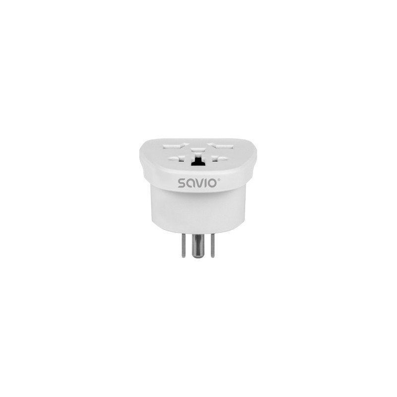 Strāvas adapteris SAVIO Travel adapter Global socket - US plug 10A