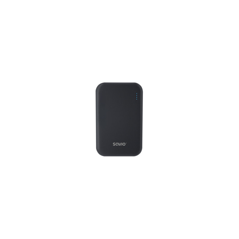 Enerģijas krātuve SAVIO Power Bank 10000mAh 10W PD Black