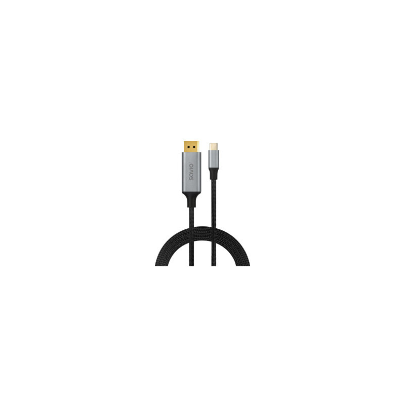 Kabelis SAVIO USB-C - DisplayPort 1.4 1080P / 240Hz 8K / 60Hz 2m