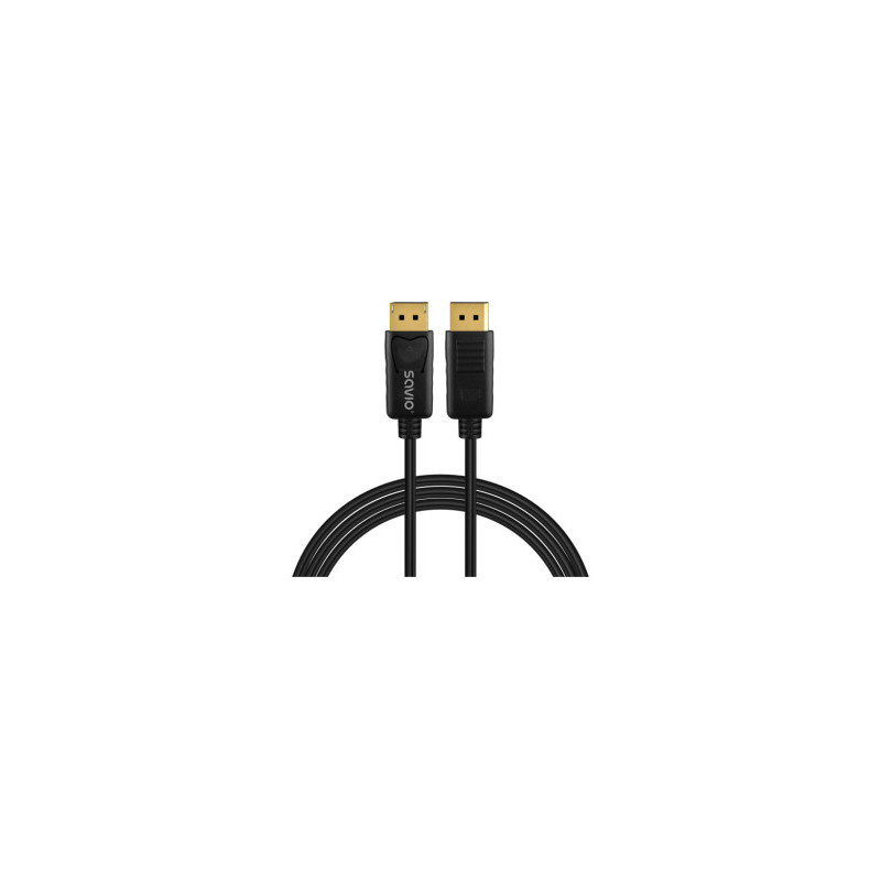 Kabelis SAVIO DisplayPort 1.4 1080P / 240Hz 8K / 60Hz 1m