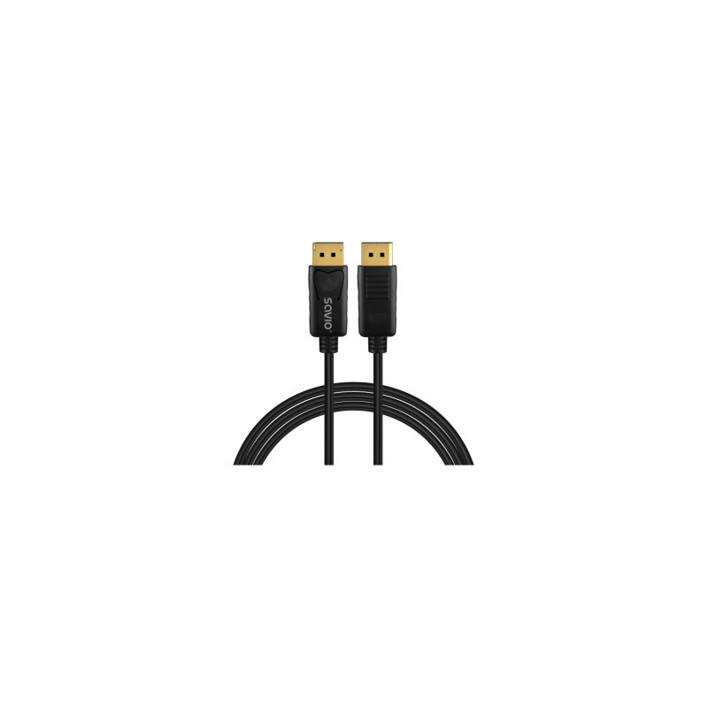 Kabelis SAVIO DisplayPort 1.4 1080P / 240Hz 8K / 60Hz 2m