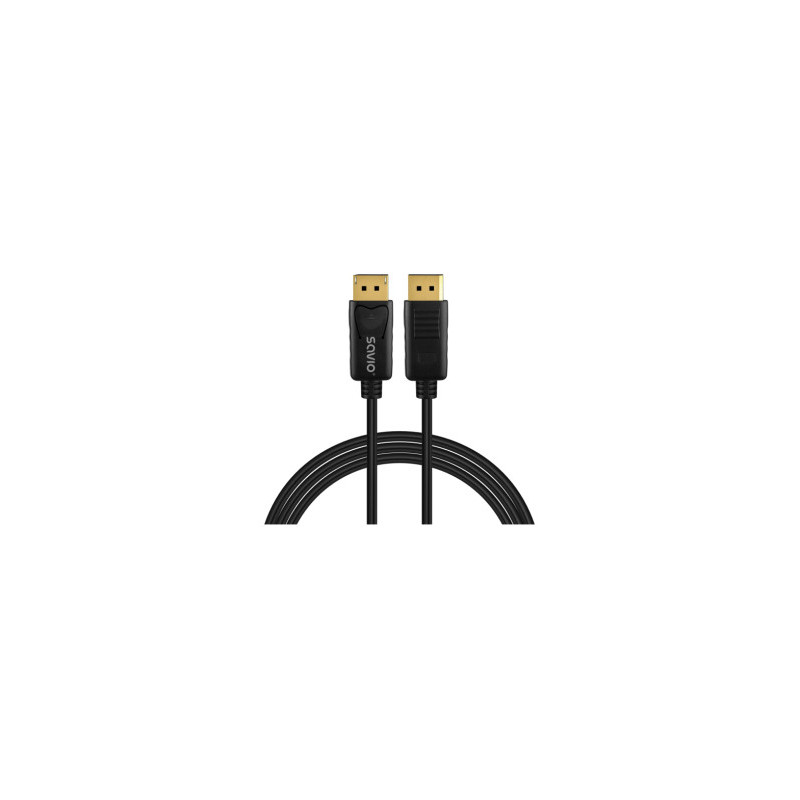 Kabelis SAVIO DisplayPort 1.4 1080P / 240Hz 8K / 60Hz 3m