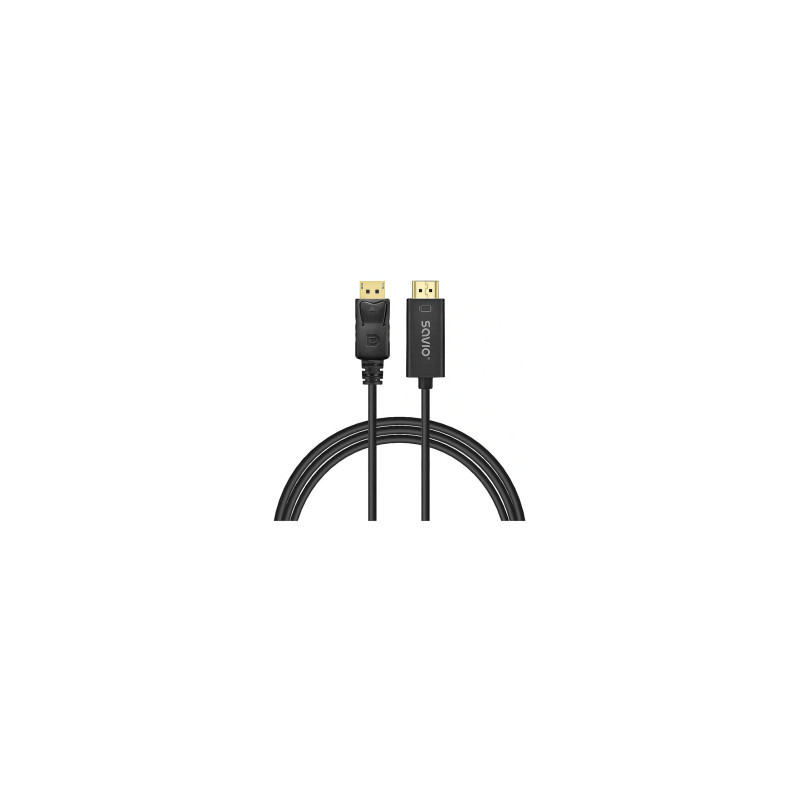 Savio DisplayPort - HDMI kabelis 1,5 m