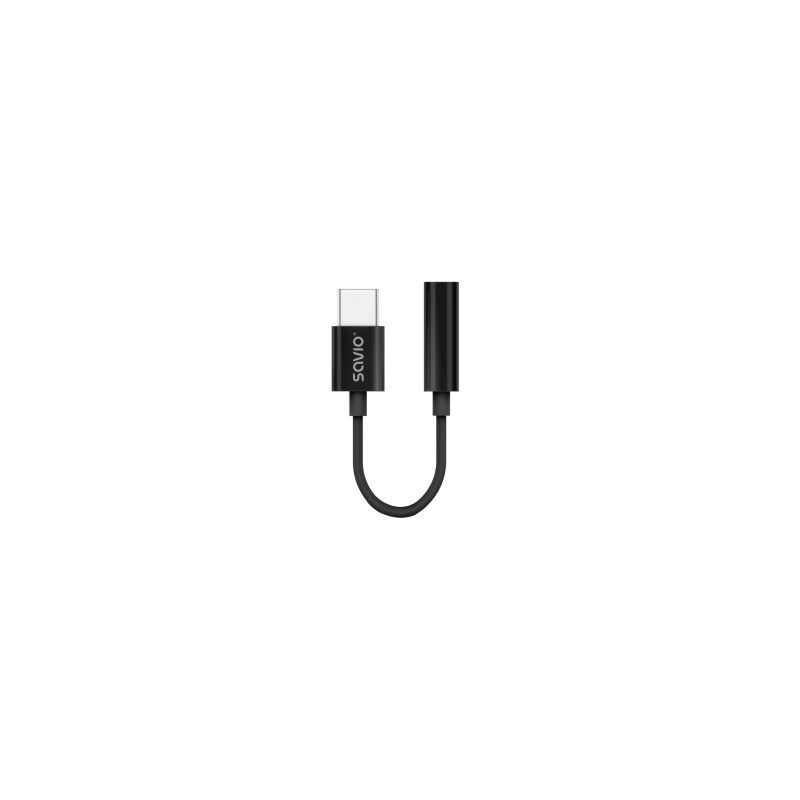 Savio USB-C kištukas - 3,5 mm lizdas AK-74 laidas