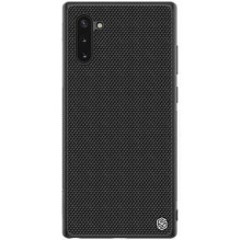 „Nillkin“ „Samsung Galaxy Note 10“ tekstūruotas kietas dėklas, juodas