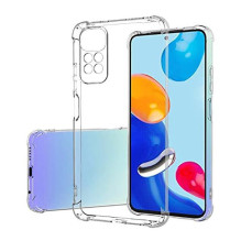 „Evelatus Xiaomi Redmi Note 11 / 11S“ karinis smūgiams atsparus silikoninis dėklas TPU permatomas