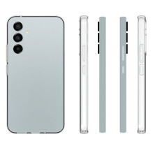 „Evelatus“ „Samsung Galaxy S23“ skaidrus silikoninis dėklas, 1,5 mm TPU, permatomas