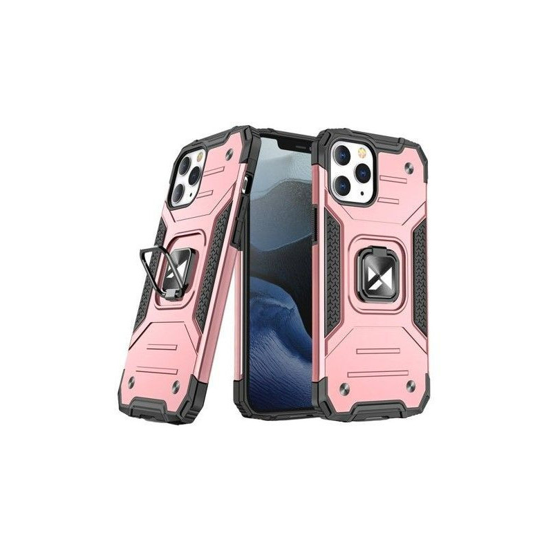 „Wozinsky“ „Apple iPhone 13 Pro“ „Ring Armor“ dėklas su atramėle, tvirtas, rožinis
