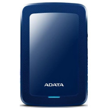 Išorinis HDD, ADATA, HV300, 1TB, USB 3.1, mėlyna spalva, AHV300-1TU31-CBL