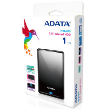 External HDD, ADATA, HV620S, 1TB, USB 3.1, Colour Black, AHV620S-1TU31-CBK External HDD, ADATA, HV620S, 1TB, USB 3.1, Colour Black, AHV620S-1TU31-CBK