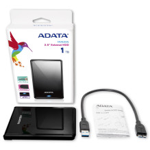 External HDD, ADATA, HV620S, 1TB, USB 3.1, Colour Black, AHV620S-1TU31-CBK External HDD, ADATA, HV620S, 1TB, USB 3.1, Colour Black, AHV620S-1TU31-CBK