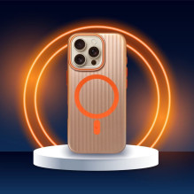 OEM - Case for iPhone 15 PRO MAX Simply compatible with MagSafe titanium desert