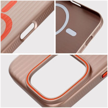 OEM - Case for iPhone 15 PRO MAX Simply compatible with MagSafe titanium desert
