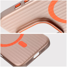 OEM - Case for iPhone 15 PRO MAX Simply compatible with MagSafe titanium desert