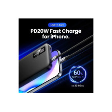 Ugreen UGREEN 10000mAh Two-way Fast Charging Powerbank Black Black