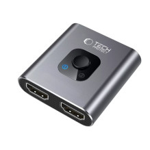 Tech-Protect Tech-Protect HB07 HUB Adapter 2in1 HDMI 4K 60HZ - gray Tech-Protect Tech-Protect HB07 HUB Adapter 2in1 HDMI 4K 60HZ - gray