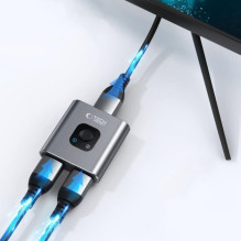 Tech-Protect Tech-Protect HB07 HUB Adapter 2in1 HDMI 4K 60HZ - gray Tech-Protect Tech-Protect HB07 HUB Adapter 2in1 HDMI 4K 60HZ - gray