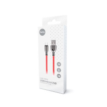 Setty Setty cable USB - microUSB 1,0 m 3A FC-M red Setty Setty cable USB - microUSB 1,0 m 3A FC-M red