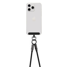 Devia Devia cable lanyard 2in1 PD USB-C - Lightning 1,2 m 27W black Devia Devia cable lanyard 2in1 PD USB-C - Lightning 1,2 m 27W black