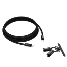 Devia Devia cable lanyard 2in1 PD USB-C - Lightning 1,2 m 27W black