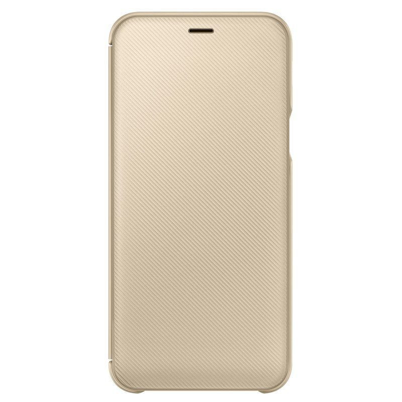 Samsung A6 Plus 2018 A605 Wallet Cover EF-WA605CFE Gold