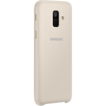 Samsung A6 2018 A600 dvisluoksnis dėklas, auksinis Samsung A6 2018 A600 dvisluoksnis dėklas, auksinis