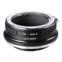 Adapteris - K&F Concept Pentax K į Canon RF Montavimo Aliuminis Adapteris - K&F Concept Pentax K į Canon RF Montavimo Aliuminis