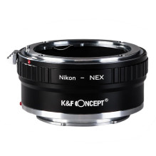 Adapteris - K&amp;F Concept II Nikon F į Sony E-mount objektyvo adapteris
