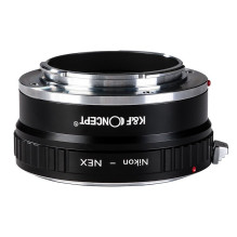 Adapteris - K&amp;F Concept II Nikon F į Sony E-mount objektyvo adapteris