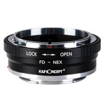 Adapteris - Canon FD Montavimas į Sony E-Montavimą K&amp;F Concept II