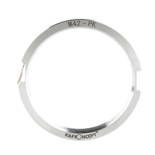 Adapter - KF Concept M42 Thread to Pentax K Mount, Aluminum Adapter - KF Concept M42 Thread to Pentax K Mount, Aluminum