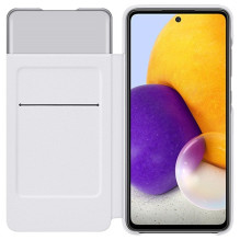 Samsung - Galaxy A72 Smart S View Wallet Cover White Samsung - Galaxy A72 Smart S View Wallet Cover White