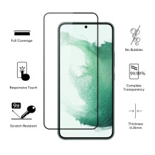 Evelatus Samsung Galaxy S22 2.5D Full Cover Japan Glue Glass Anti-Static