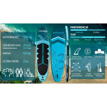 Deska SUP SKATINGER Octopus 335x86x15 cm Allround Deska SUP SKATINGER Octopus 335x86x15 cm Allround