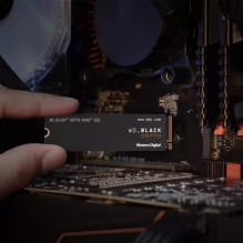 SSD, SANDISK, skaitymo greitis 4000 MB/s, rašymo greitis 2000 MB/s, NVMe Taip, PCI Express 4.0, M.2, 250 GB, juodas SN77