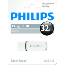 „Philips“ USB 3.0 „Snow Edition“ 32 GB, balta „Philips“ USB 3.0 „Snow Edition“ 32 GB, balta