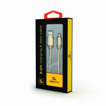 CABLE LIGHTNING TO USB2 1.8M / CCB-MUSB2B-AMLM-6-G GEMBIRD