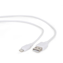 KABELIO ŽAIBAS Į USB2 1M / CC-USB2-AMLM-W-1M GEMBIRD KABELIO ŽAIBAS Į USB2 1M / CC-USB2-AMLM-W-1M GEMBIRD