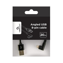 KABELIO ŽAIBAS Į USB2 0.2M / CC-USB2-AMLML-0.2M GEMBIRD KABELIO ŽAIBAS Į USB2 0.2M / CC-USB2-AMLML-0.2M GEMBIRD
