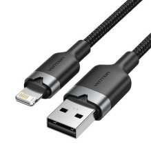 USB 2.0 LAIDAS Į LIGHTNING / 1M JUODAS LANBF VENTION