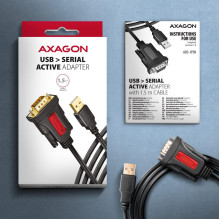 CABLE USB2.0 TO RS-232 DB9-M / 1.5M ADS-1PSN AXAGON