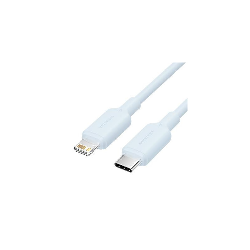 USB-C LAIDAS Į „Lightning“ / 1M MĖLYNAS LAKSF VENTION