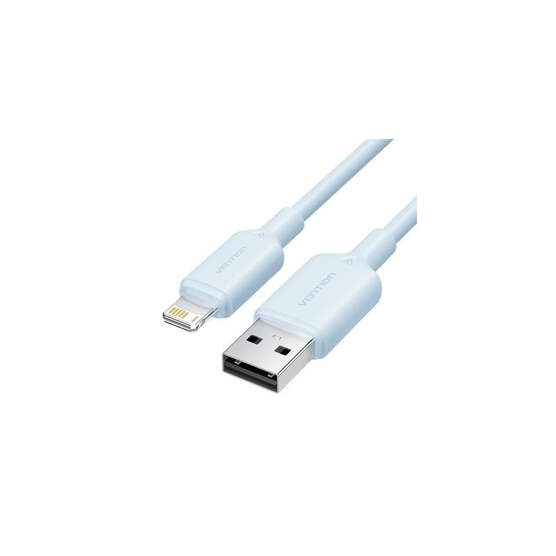 USB 2.0 LAIDAS Į LIGHTNING / 1M MĖLYNAS LAMSF VENTION