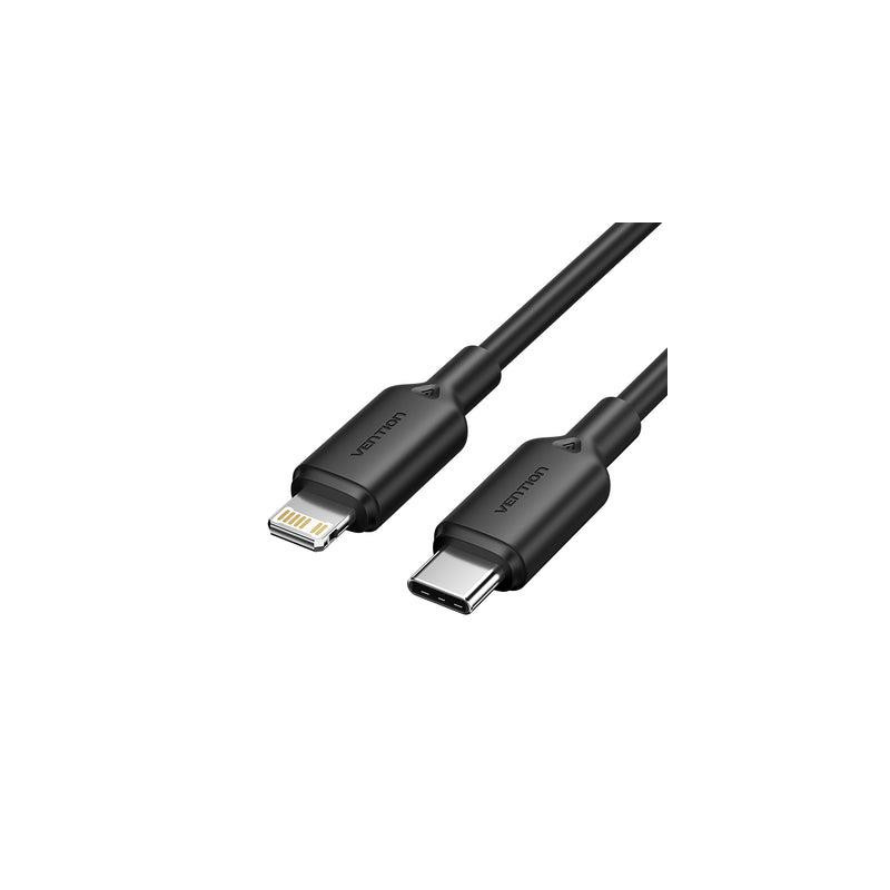 USB-C LAIDAS Į „Lightning“ / 1M JUODAS LAKBF VENTION