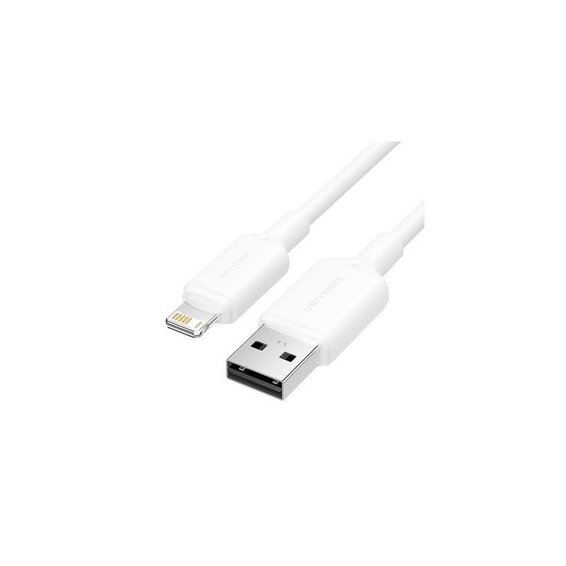 CABLE USB2.0 TO LIGHTNING / 2M WHITE LAMWH VENTION